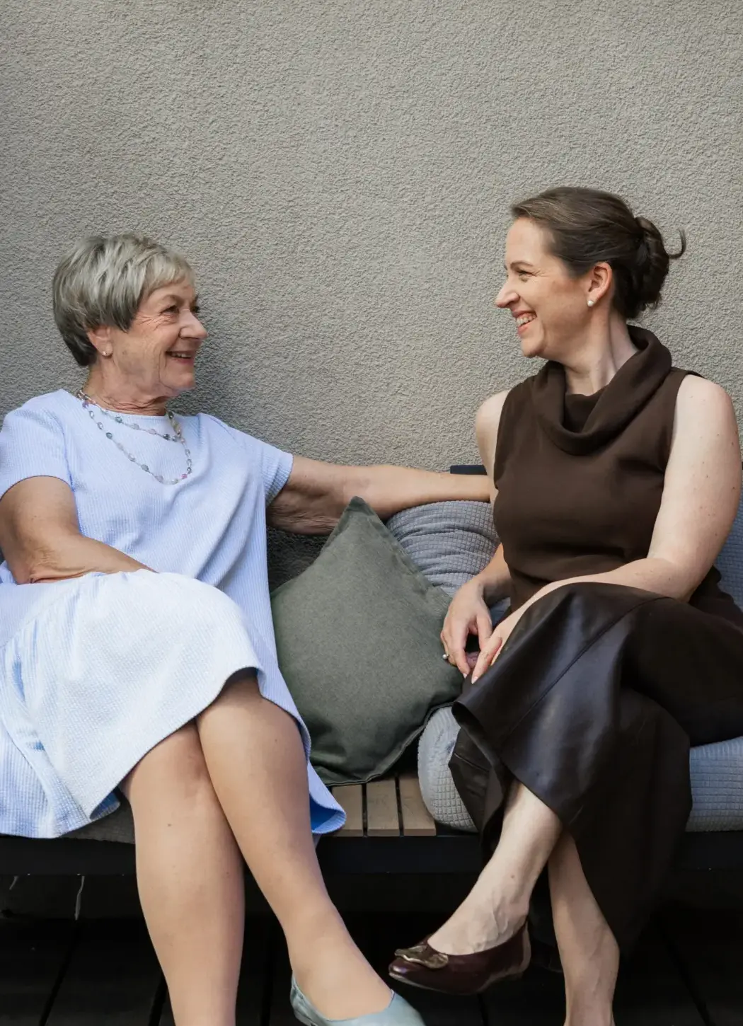 Renate und Anna-Maria Baldia sind gut drauf